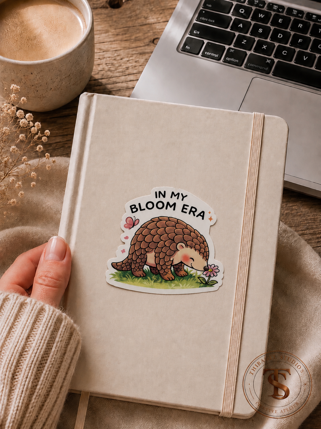 In My Bloom Era Pangolin Sticker