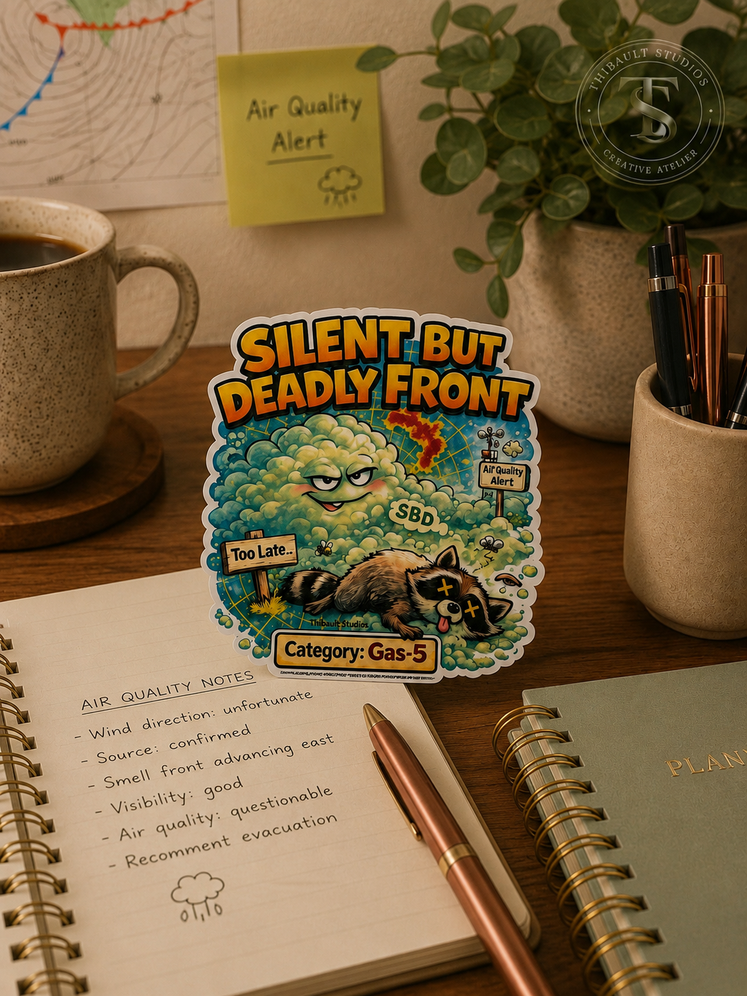 Stinking Storms Vinyl Sticker Collection