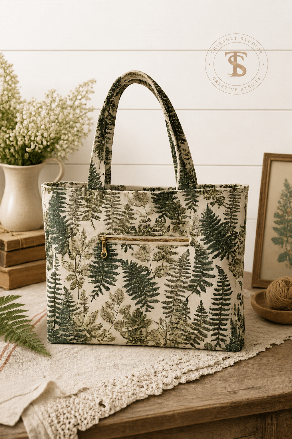Botanical Fern Tote Bag