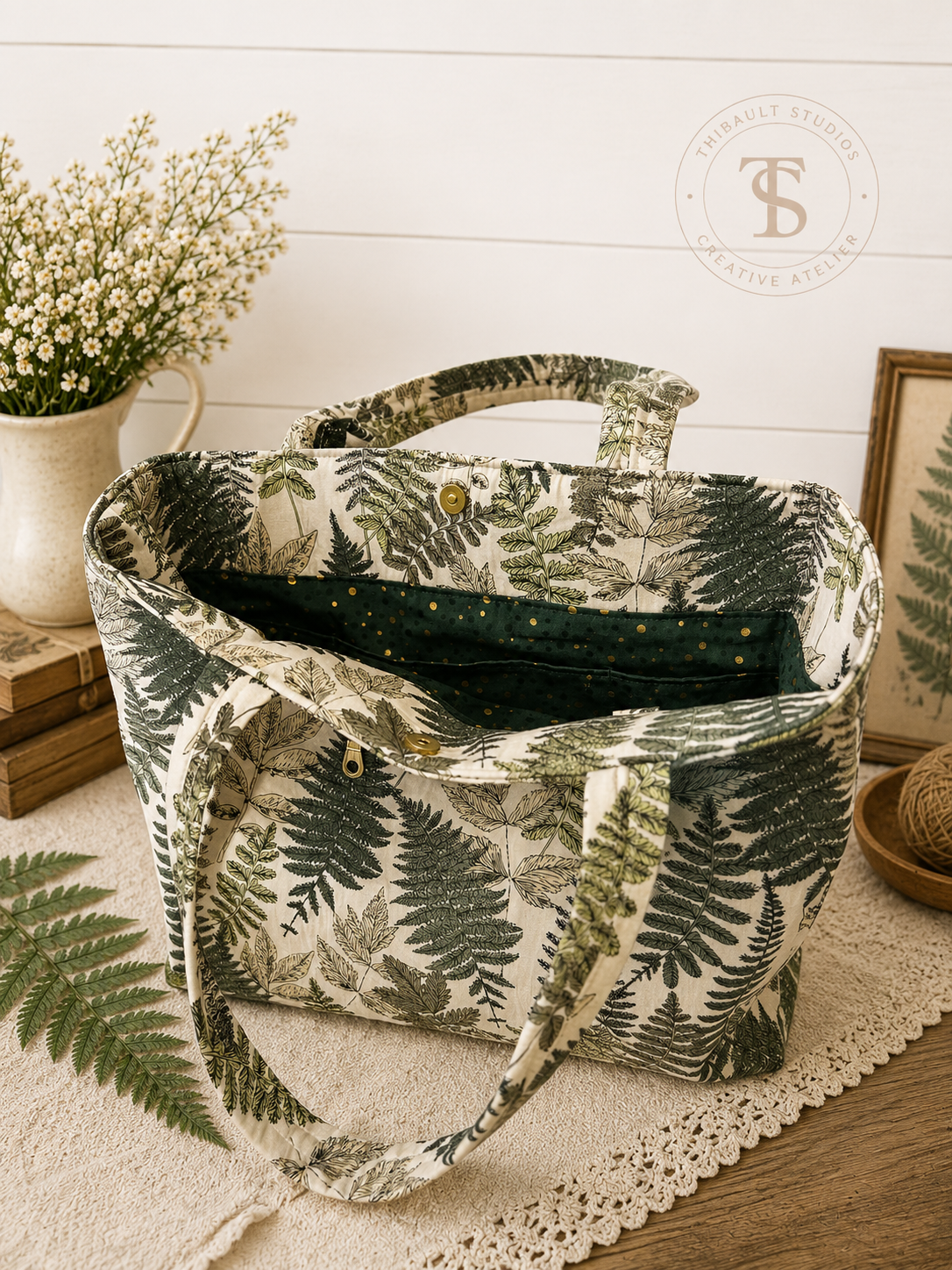Botanical Fern Tote Bag