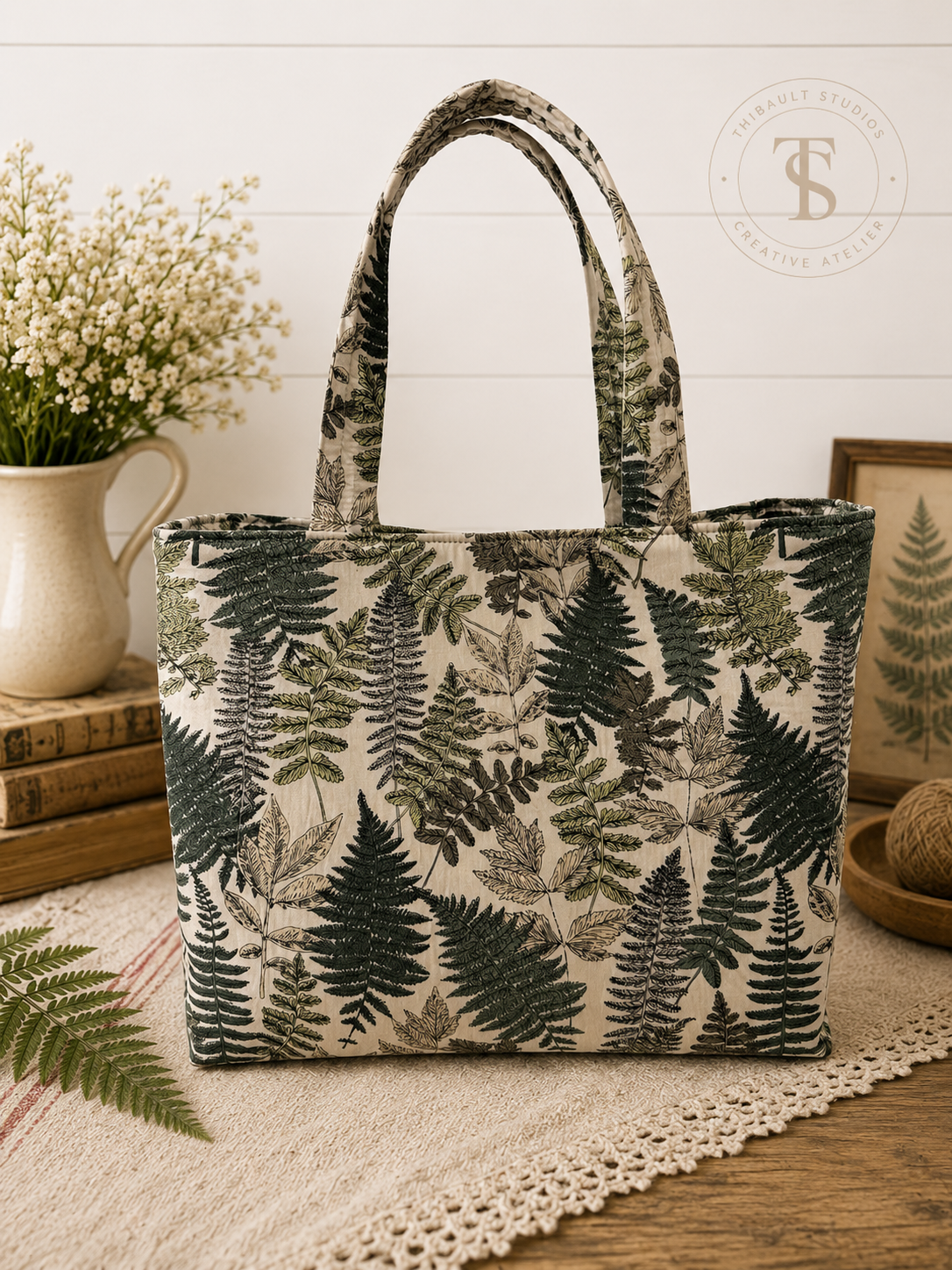 Botanical Fern Tote Bag