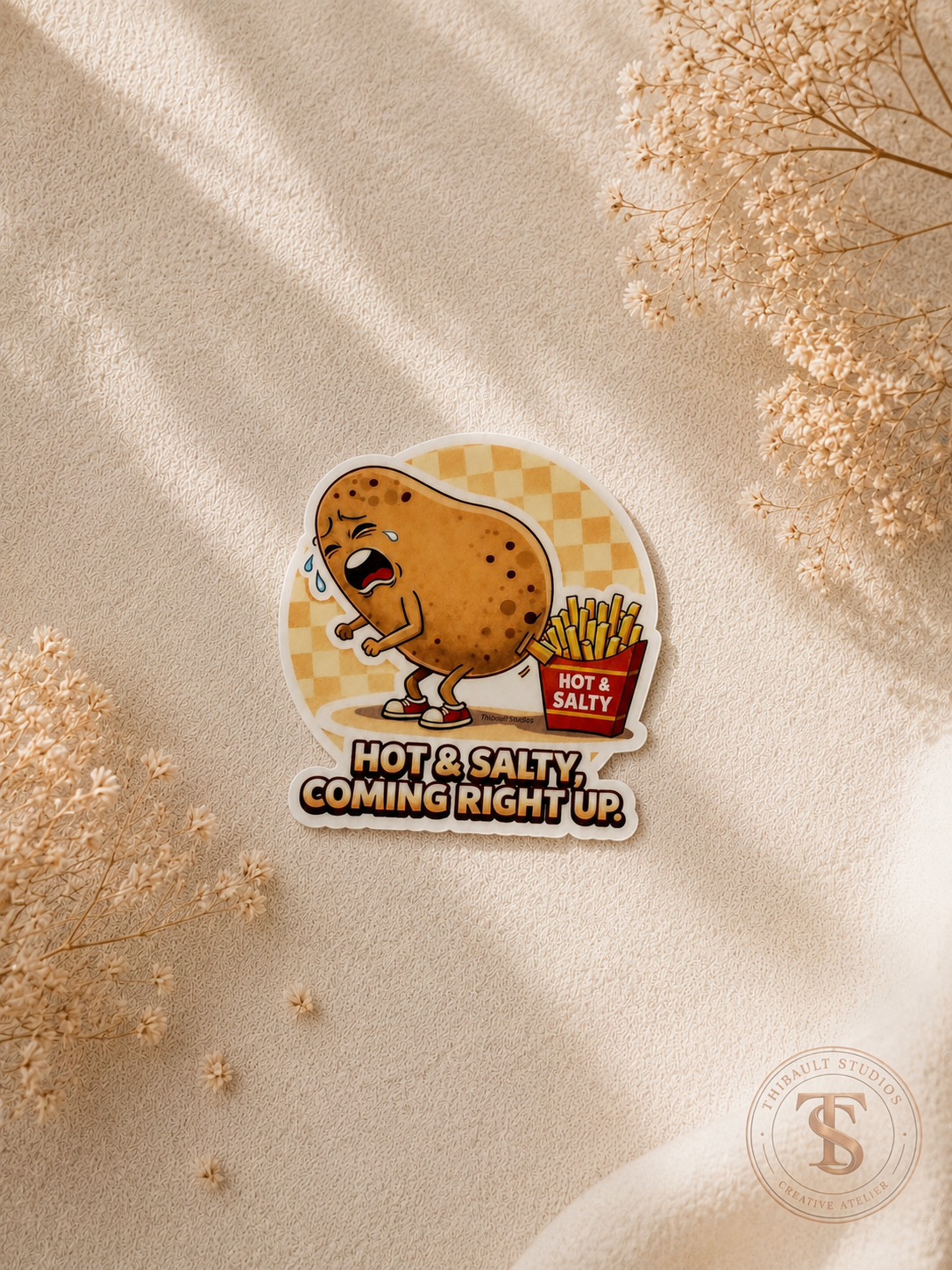 Hot & Salty, Coming Right Up! Sticker