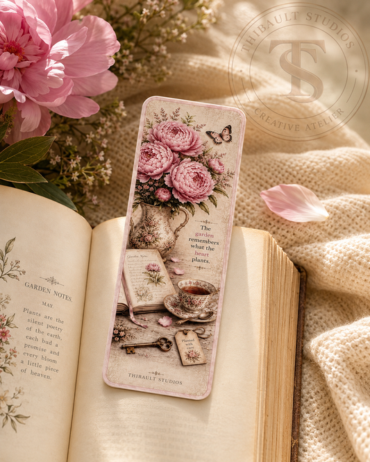 Peony Garden Collection No. 01 Bookmark