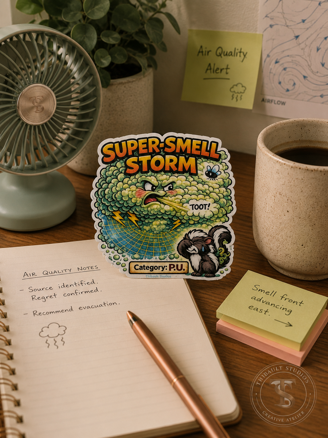 Stinking Storms Vinyl Sticker Collection