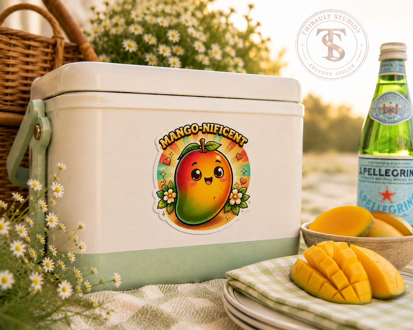Retro Fruit Vinyl Stickers