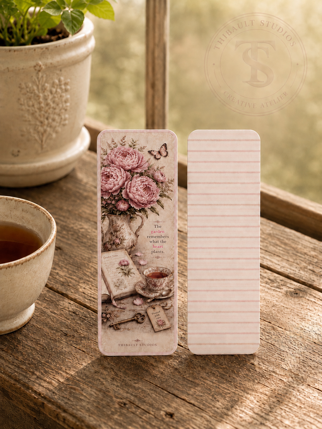 Peony Garden Collection No. 01 Bookmark