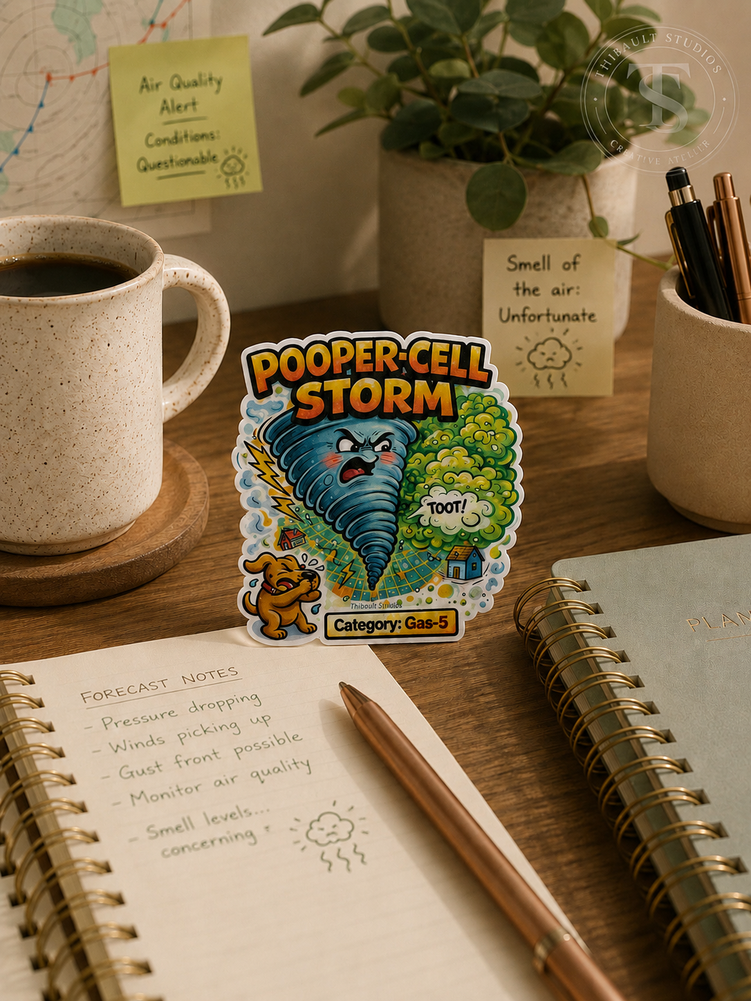 Stinking Storms Vinyl Sticker Collection