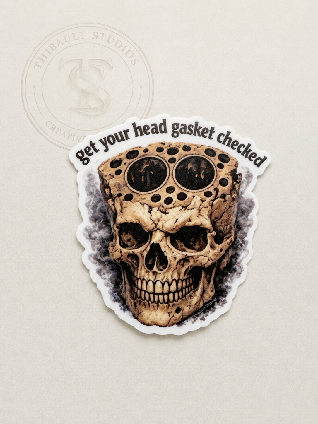 Get Your Head Gasket Checked Vinyl Sticker