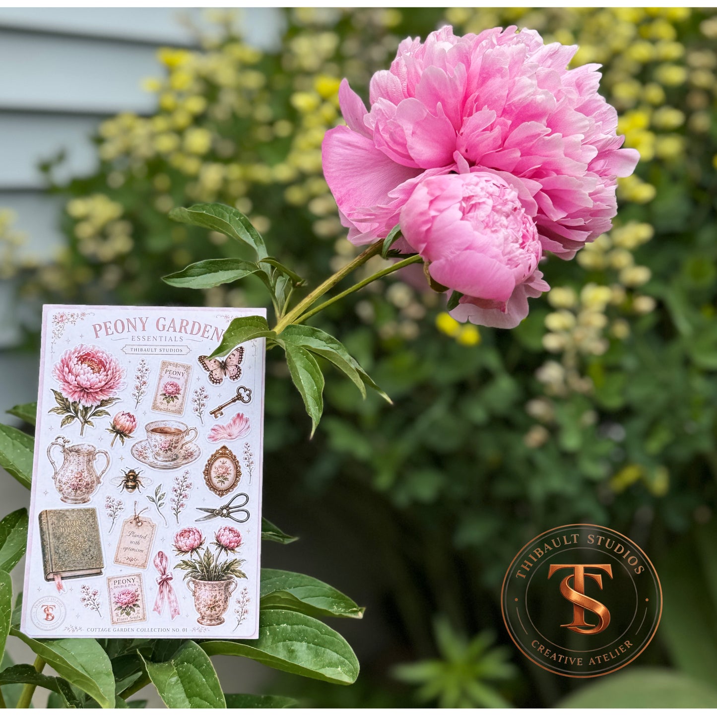 Peony Garden Collection No. 1 Sticker Sheet