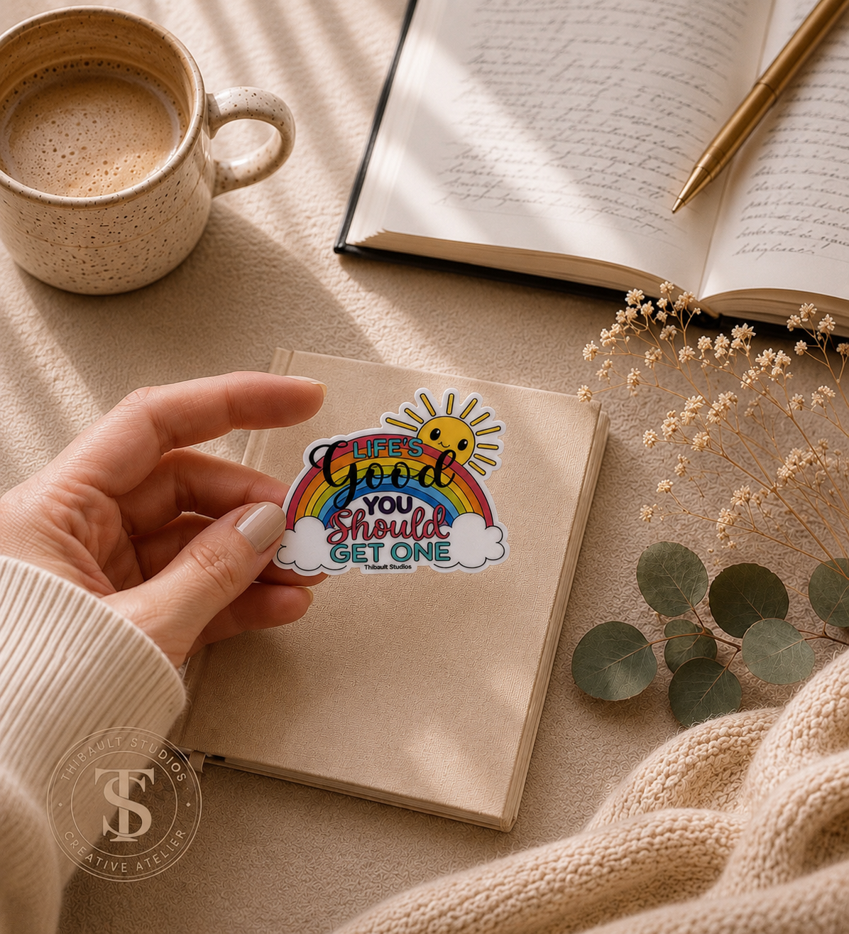 Life's Good Vinyl Sticker