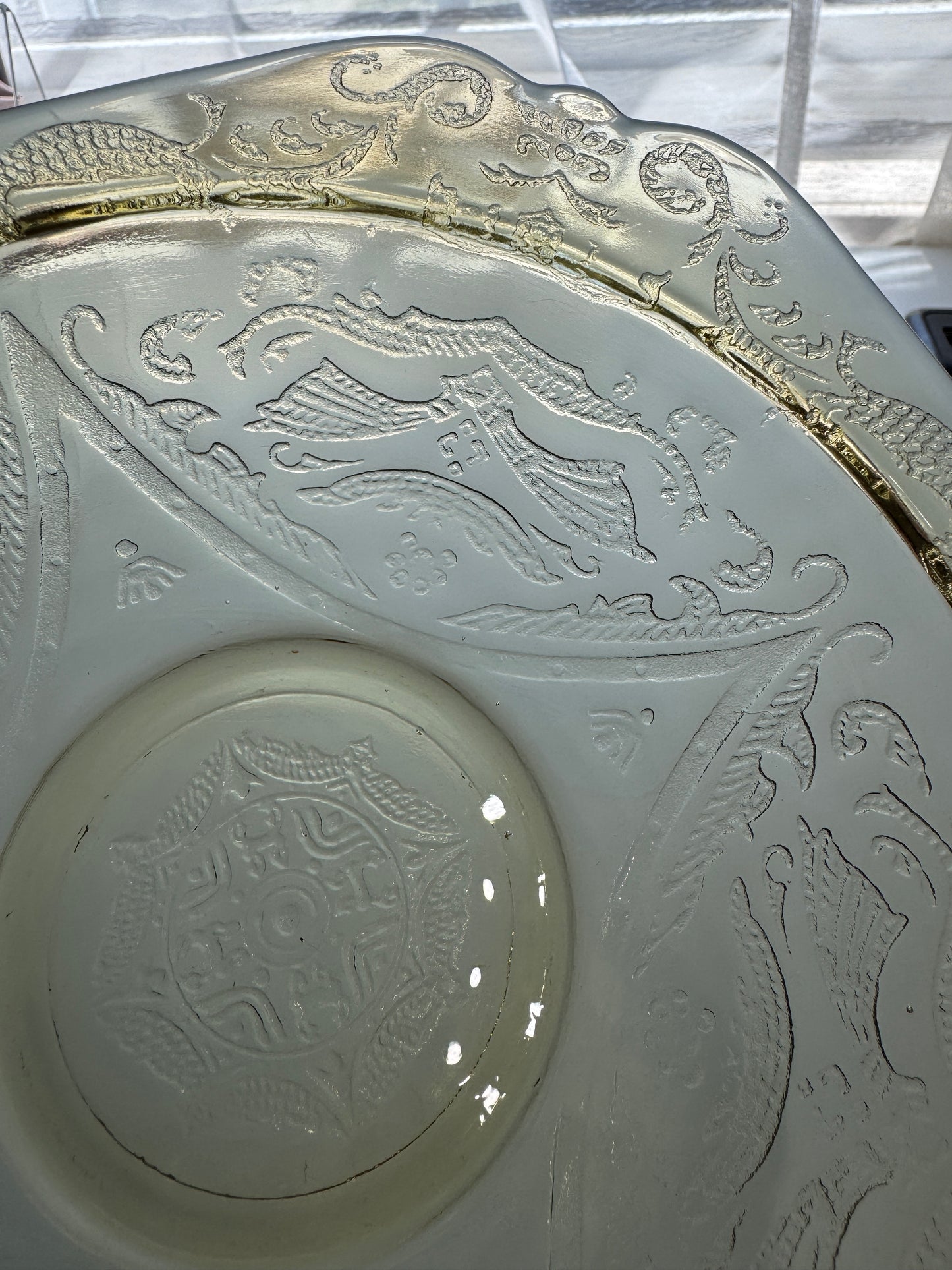 Vintage Pressed Glass Bowls, Early 20th Century, Set of 8