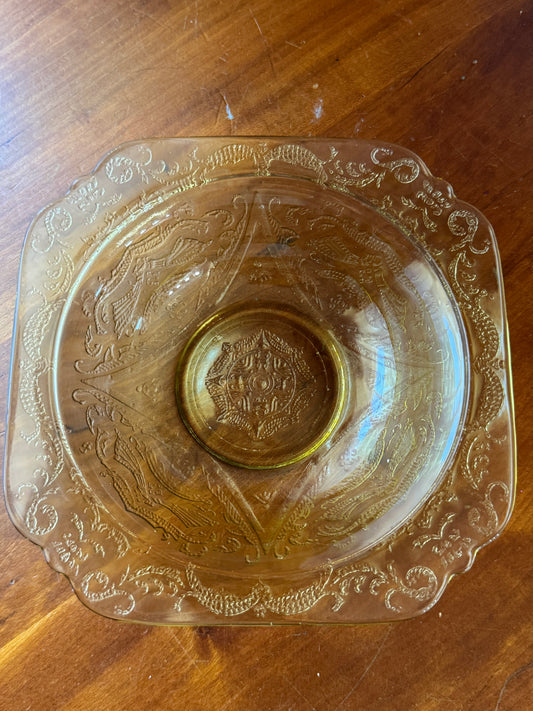 Vintage Pressed Glass Bowls, Early 20th Century, Set of 8