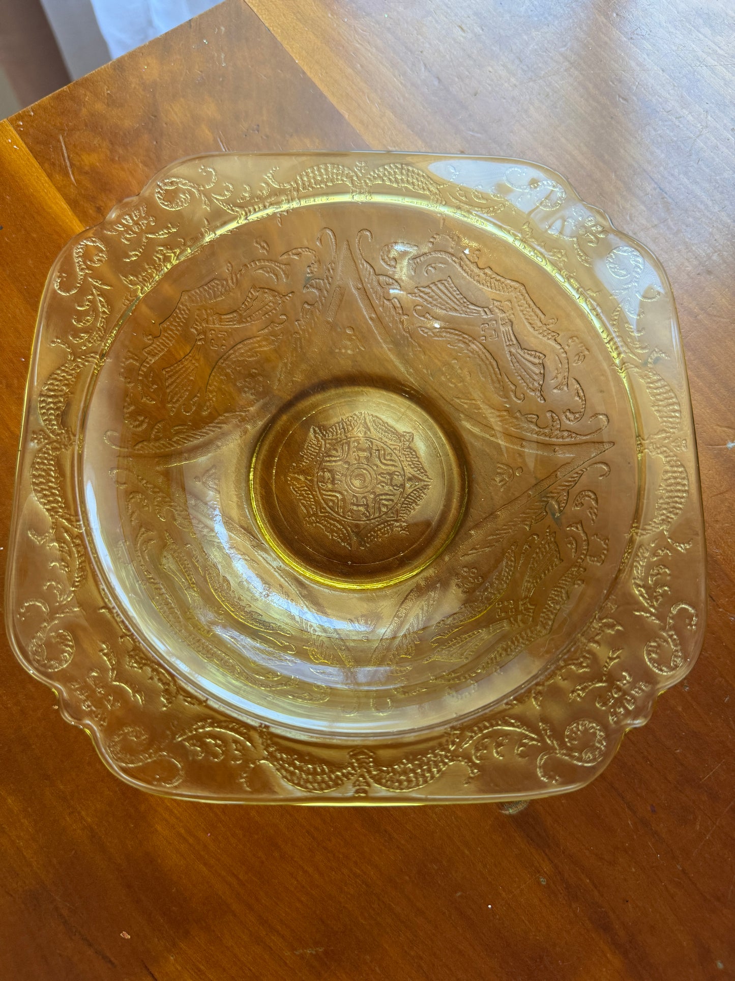 Vintage Pressed Glass Bowls, Early 20th Century, Set of 8